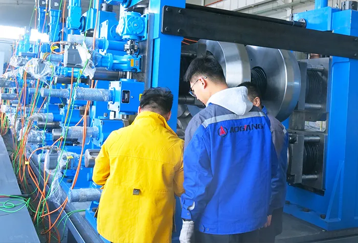 Capacitación en operación de molinos de tubos Aogang