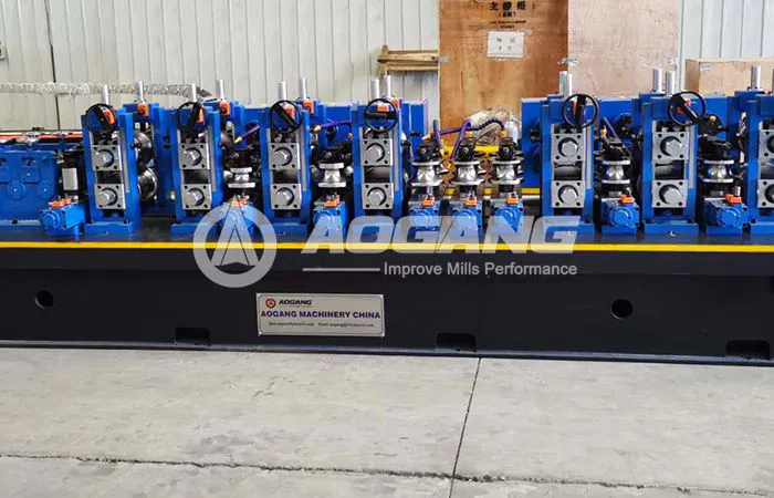 Línea de producción Molino de Tubos ERW76 Aogang