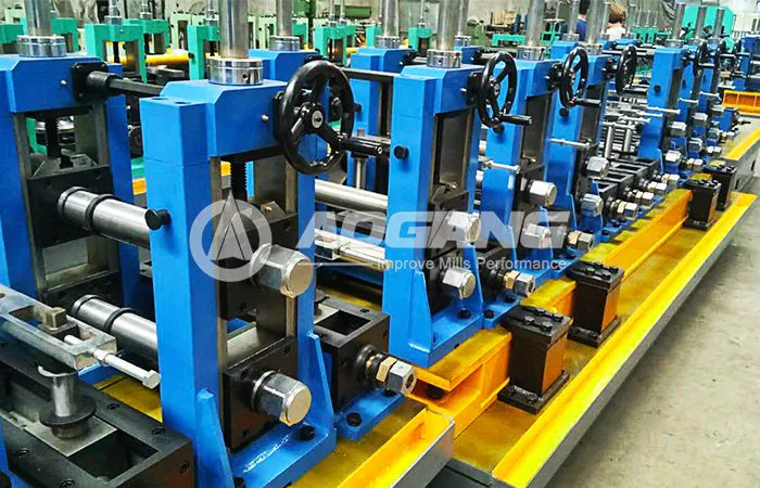 Molino de tubos ERW101.6 para producción de acero