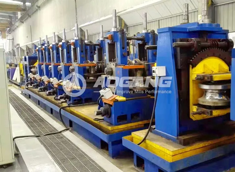 Línea de producción de tubos ERW165 Aogang