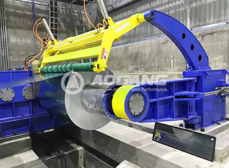 Línea de corte longitudinal de bobinas para materiales metálicos