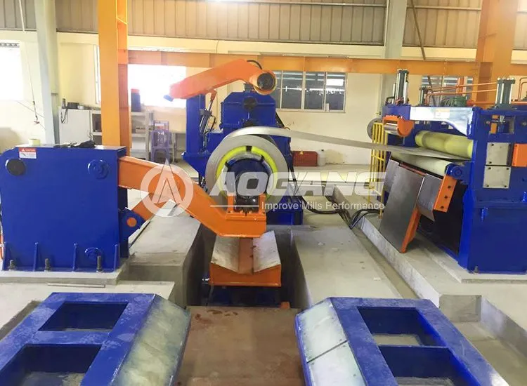 Línea industrial de corte longitudinal