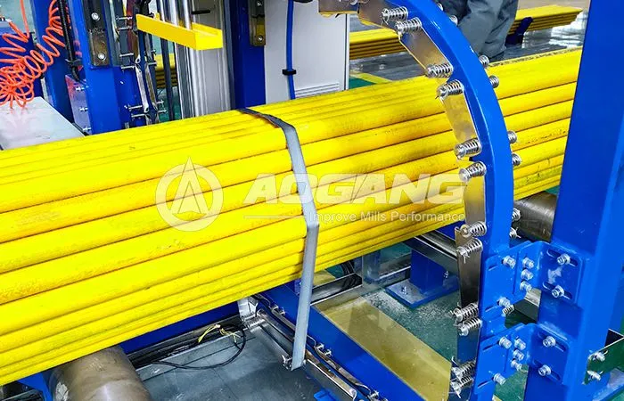 Máquina flejadora de tubos de acero | Aogang