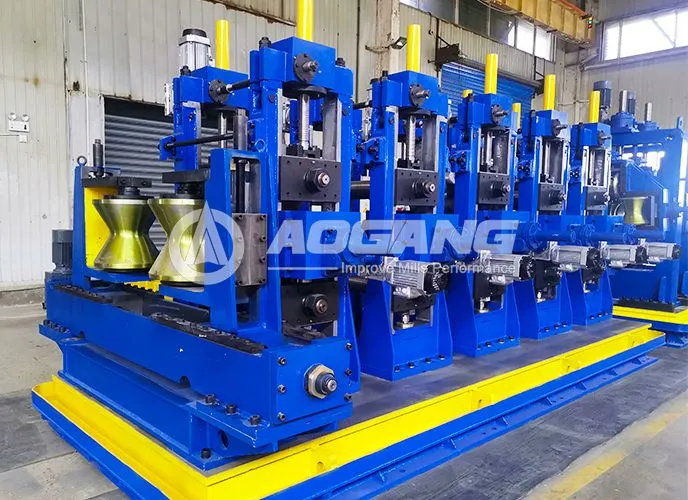 Máquina para fabricar tubos de acero ERW