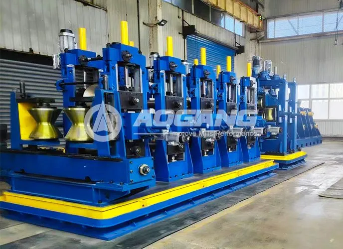 Máquina para fabricar tubos de acero de alta eficiencia