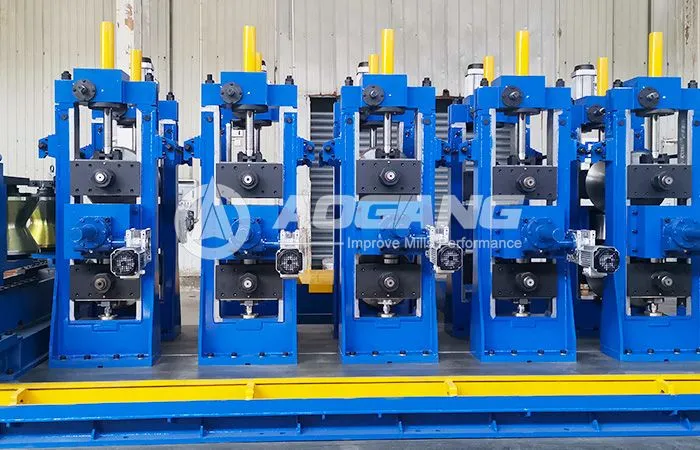 Máquina para fabricar tubos de acero de Aogang