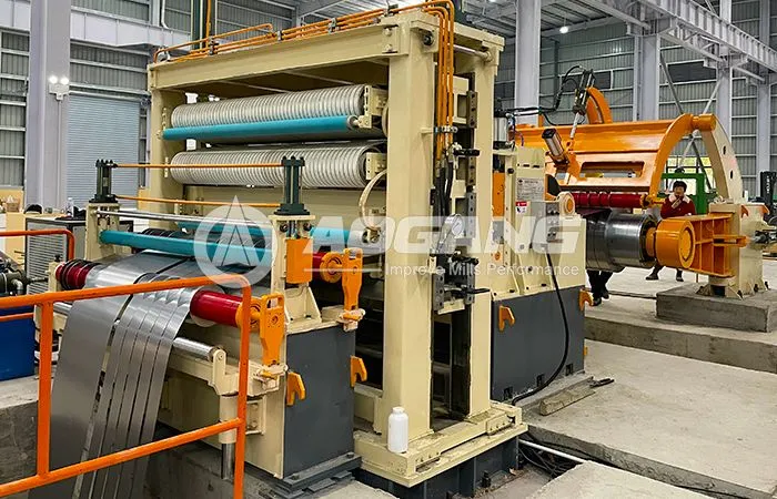 Bobinas metálicas cortadas con precisión en línea Aogang